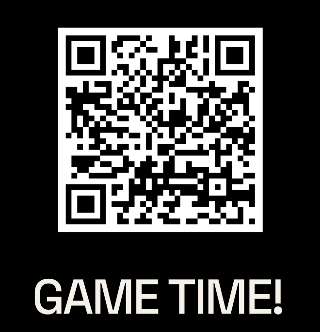 QR code to play the workshop game