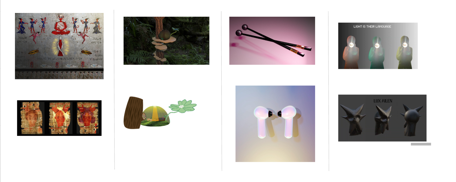 Individual artifacts from all four team members, combined